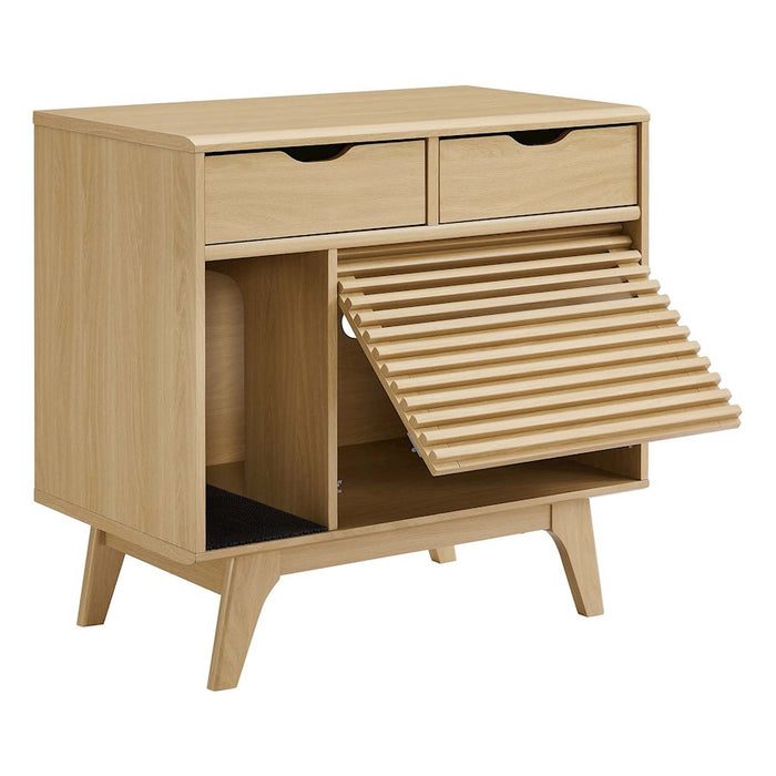 Modway Render Cat Cabinet, Oak