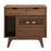 Modway Render Cat Cabinet, Walnut