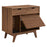 Modway Render Cat Cabinet, Walnut