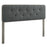 Modway Furniture Collins 79" Tufted Headboard