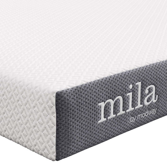 Modway Mila 5" Narrow Twin Mattress, White