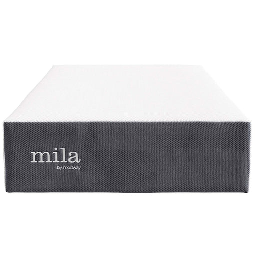 Modway Mila 12" Twin Mattress, White - MOD-7102-WHI