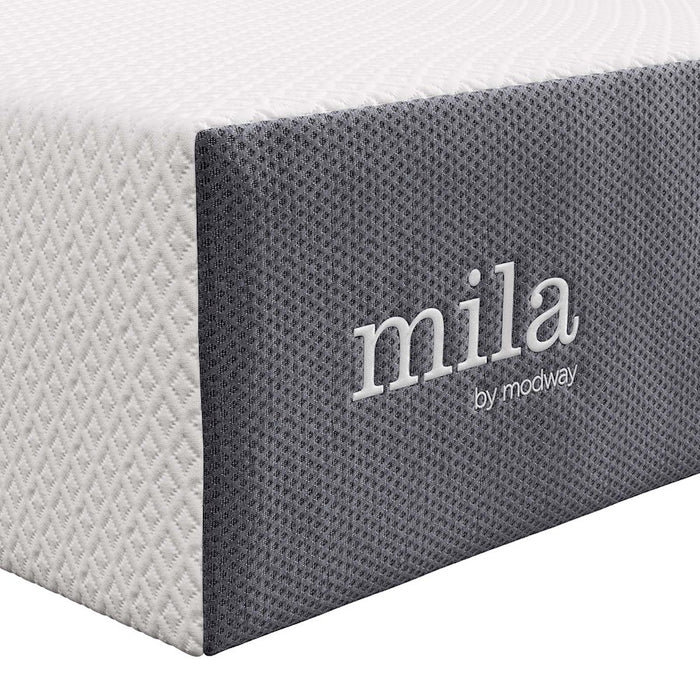 Modway Mila 12" Twin Mattress, White