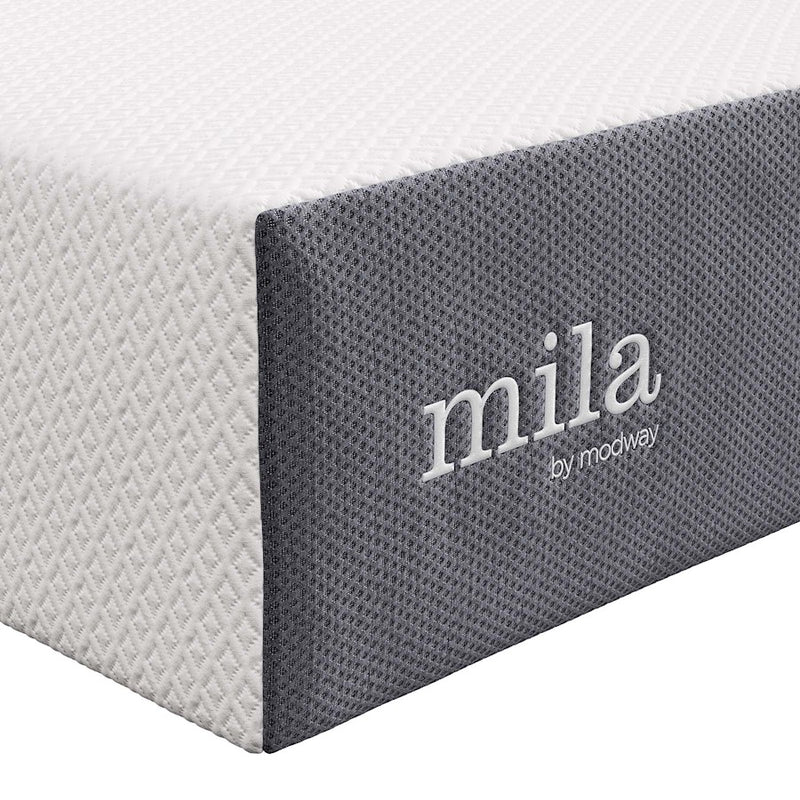 Modway Mila 12" King Mattress, White