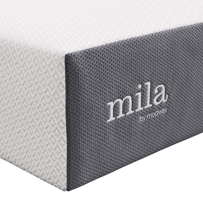 Modway Mila 12" California King Mattress, White