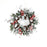 Melrose International Snow Mixed Pine Berry Wreath 20"D, Green - 10013DS