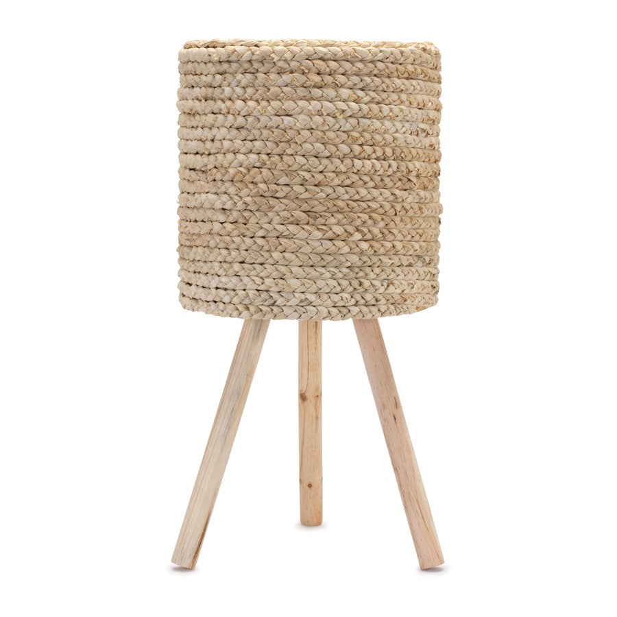 Melrose International Wooden Planter/Legs 10"H, Beige - 45804DS