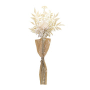 Melrose International Bleached Chrysanthemum Bouquet, Set of 2, Beige - 45832DS
