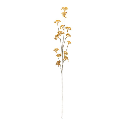 Melrose International Golden Patrina Spray, Set of 12, Yellow