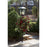 Melrose International Metal Lantern Post/Wreath Holder 43.25"H, Black - 49117DS
