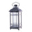 Melrose International Traditional Metal Lantern, Set of 3, Grey/White