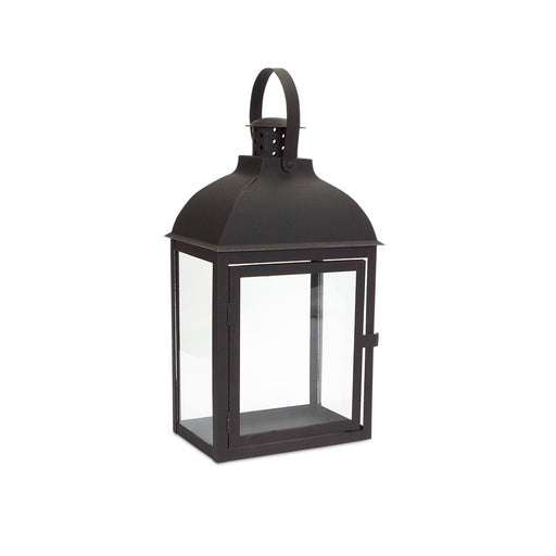 Melrose International Modern Black Metal Lantern, Set of 3