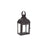 Melrose International Modern Black Metal Lantern, Set of 3