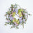Melrose Hydrangea Floral Wreath 22"D, Green/Purple