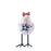 Melrose Americana Bird Figurine (Set of 3), Red/White/Blue