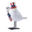 Melrose Int. Americana Bird Figurine, Set of 3, Red/White/Blue