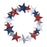 Melrose Americana Metal Star Wreath 18"D, Red/White/Blue - 55529DS