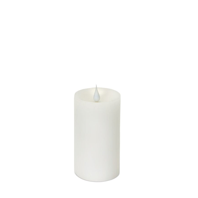 Melrose Simplux Designer LED Candle with Remote, Set of 2, White