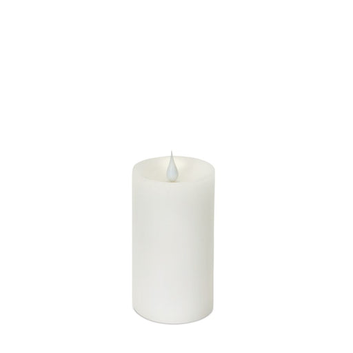 Melrose Simplux Designer LED Candle with Remote, Set of 2, White