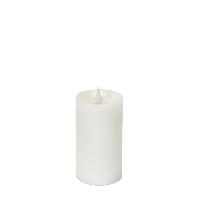 Melrose Simplux Designer LED Candle with Remote, Set of 2, White