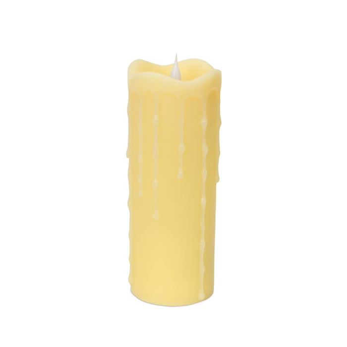 Melrose Simplux Designer LED Dripping Candle/Moving Flame/Remote, Set