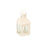 Melrose International Metal Lantern, Set of 3, White