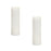 Melrose Simplux LED Candle/Moving Flame/Remote, Set of 2, White - 58651DS