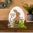 Melrose Happy Easter Rabbit Tabletop Sign, White/Brown/Green