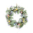 Melrose Lavender Egg Floral Wreath 22"D, Yellow/Green/Pink - 59204DS