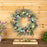 Melrose Lavender Egg Floral Wreath 22"D, Yellow/Green/Pink