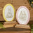 Melrose Bunny Embossed Tabletop Decor (Set of 2), Yellow/Pink/Beige