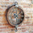 Melrose Open Face Industrial Wall Clock/Hook Accent 22"D, Beige