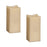 Melrose Simplux LED Squared Candle/Moving Flame/Remote, Set/2, Beige - 62781DS