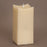 Melrose Simplux LED Squared Candle/Moving Flame/Remote, Set/2, Beige