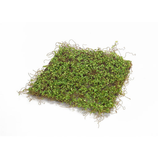 Melrose Int. Lifelike Moss Display Mat, Set of 12, Green/Brown
