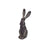 Melrose International Brown Long Ear Rabbit Statue, Set of 2