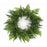 Melrose International Mixed Fern Grapevine Wreath 24"D, Green - 66599DS