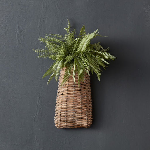 Melrose International Woven Willow Wall Basket, Set of 6