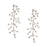Melrose International Cotton Twig Garland, Set of 2, White/Brown - 69422DS
