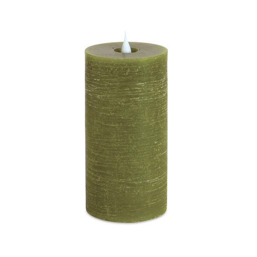 Melrose International LED Simplux Designer Candle/Moving Flame, Green - 69464DS