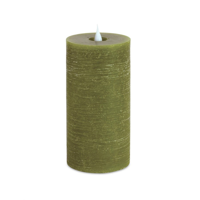Melrose International LED Simplux Designer Candle/Moving Flame, Green - 69464DS