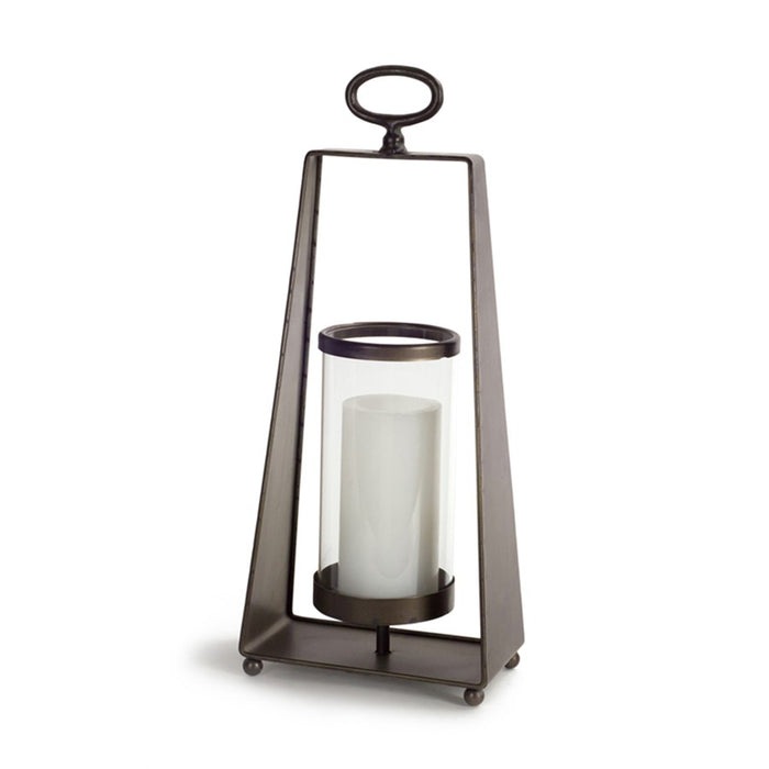 Melrose Metal Candle Holder/Tapered Frame, Set of 2, Brown/Black