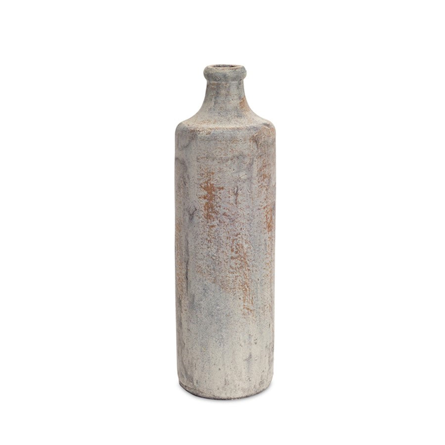 Melrose International Ceramic Bottle Vase, Set of 2, Cream - 70510DS