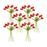 Melrose International Spring Red Tulip Bundle, Set of 6 - 70668DS