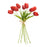 Melrose International Spring Red Tulip Bundle, Set of 6