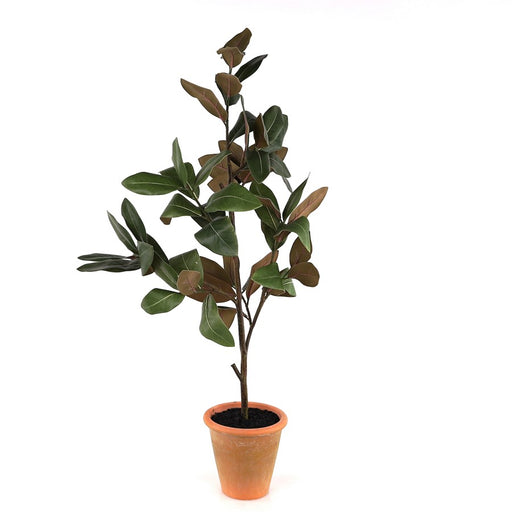 Melrose International Potted Magnolia Tree Topiary 22"H, Green - 71634DS