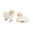 Melrose International Happy Tabletop Sheep Figurine, Set of 8, White