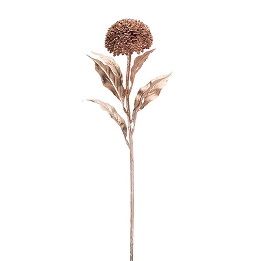 Melrose International Rose Gold Allium Stem, Set of 12 - 72922DS
