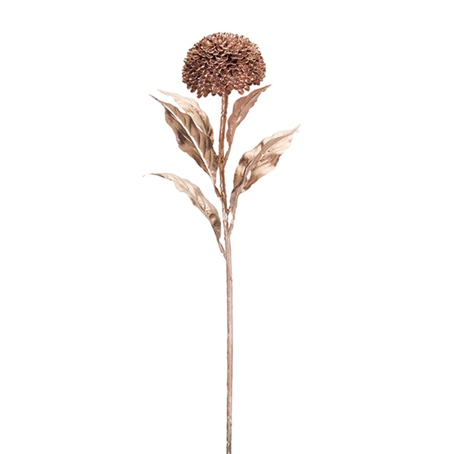 Melrose International Rose Gold Allium Stem, Set of 12 - 72922DS