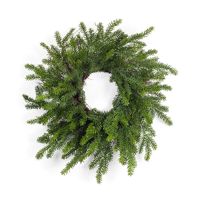 Melrose International Pine Wreath/Grapevine Base 32"D, Green - 72989DS